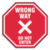 GN1 17 in. Red Slip-Gard Social Distance Floor Signs