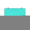Viztex 24 x 36 in. Glacier Multi-Purpose Grid Glass Dry Erase Board Teal