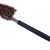 GHP Group 18 in. Grill Brush with Palmyra Bristles & Stainless Steel Scraper