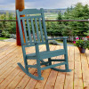Flash Furniture Winston All-Weather Poly Resin Rocking Chair Teal