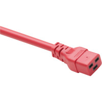 UNC Group PWCD-C19C20-20A-08F-BLU POWER CORD C19 - C20, 12AWG, 20AMP, 250V, HEAVY DUTY SJT JACKET, BLUE, 8FT, C19