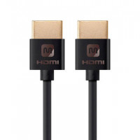 Monoprice 13574 SLIM HDMI CABLE_ 6-INCH BLACK