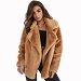 Faux Fur Caramel Teddy Jacket Light Fashion Coat - Popular with younger women